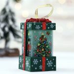 Karácsonyi mintás szalagos LED lámpások 