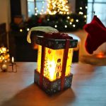 Karácsonyi mintás szalagos LED lámpások 