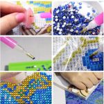 Diamond Painting gyémántszemes kirakó, gyémántfestő 20x15cm