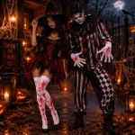 Véres Halloween harisnya