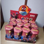 Sonny Angel Hippers Spider Man series mini figura telefonra, laptopra vakdoboz
