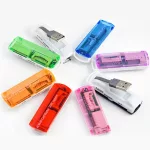 USB 2.0 nagy sebességű memóriakártya-olvasó USB csatlakozóval
