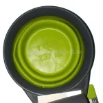 3in1 Összecsukható, szilikon kutyatáp, cicatáp adagolókanál, + zacskócsipesz+ itatótál 