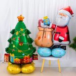 Karácsonyi, Mikulás óriás fólia lufi dekoráció