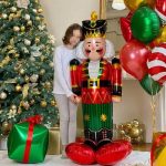 Karácsonyi, Mikulás óriás fólia lufi dekoráció