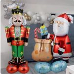 Karácsonyi, Mikulás óriás fólia lufi dekoráció