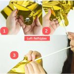 Karácsonyi, Mikulás óriás fólia lufi dekoráció