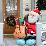 Karácsonyi, Mikulás óriás fólia lufi dekoráció