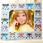 16db-os arc tetoválás, állatos arc matrica gyerekeknek