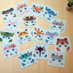 16db-os arc tetoválás, állatos arc matrica gyerekeknek