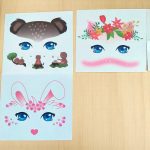 16db-os arc tetoválás, állatos arc matrica gyerekeknek