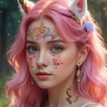 16db-os arc tetoválás, állatos arc matrica gyerekeknek