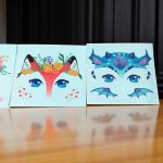 16db-os arc tetoválás, állatos arc matrica gyerekeknek