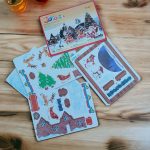 3D karácsonyi , mikulás puzzle, térbeli 