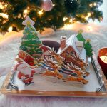 3D karácsonyi , mikulás puzzle, térbeli 