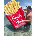 Intex felfújható, óriás  sültkrumpli matrac 175x132cm 