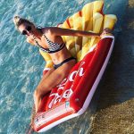 Intex felfújható, óriás  sültkrumpli matrac 175x132cm 