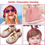 Hajdíszítő szett strasszkövekkel, gyémántokkal, cipőre, ruhára, Bling 180db-os 