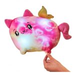 Világító állatos párna, szivárványos , Pikmi Pops 