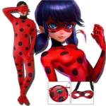 Miraculous, Katicabogár , Ladybug  jelmez  parókával, kiegészítőkkel
