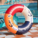 Dupla kamrás, kapaszkodós, háttámlás, óriás úszógumi, csúszógumi, 120 cm