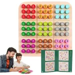 SUDOKU színes fa logikai játék