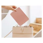 Kozmetikai sminktükör, LED-es, összecsukható, hordozható , USB-s 