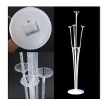LED-es, világító lufi tartó állvány 70cm, 7db-os 