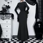 Demóna jelmez fejdísszel