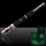 Lézer toll, 8db cserélhető fejjel, zöld lézermutató, pointer