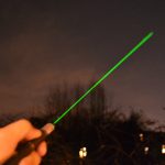 Lézer toll, 8db cserélhető fejjel, zöld lézermutató, pointer