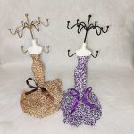 Dekoratív ékszertartó állvány, bábu, hölgy. Mannequin 