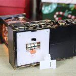 Karácsonyi mozdony, vonat , LED lámpás