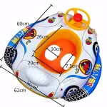 Felfújható beülős, baba, gyerek úszógumi , kormányos autó 