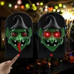 Halloween kobold ajtócsengő-Ijesztő, világító szemekkel, rémisztő hangokkal