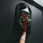 Halloween kobold ajtócsengő-Ijesztő, világító szemekkel, rémisztő hangokkal