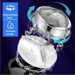 Mini elektromos borotva, akkumulátoros, LCD kijelzős
