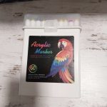 60db-os vékony Akril filc készlet, kőre, textilre, fára, üvegre