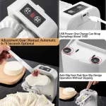 Elektromos ravioli, derelye, Dumpling készítő, töltő gép, usb-s 