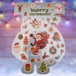 Karácsonyi és Mikulás matricák albumban, több lapos füzet