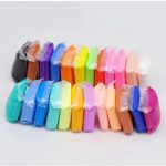 Levegőn száradó, intelligens gyurma szett, 24 szín/ csomag 