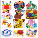 Levegőn száradó, intelligens gyurma szett, 24 szín/ csomag 