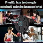 Intelligens fali boxgép, Bluetooth funkcióval, 6 ütőpontos zenélő boxtábla