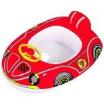Kicsi autó formájú, kormányos, beülős úszógumi 