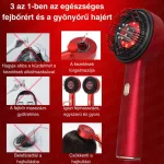 Elektromos vezeték nélküli fejbőr masszázskefe, hajápoló