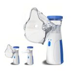 Hordozható, ultrahangos inhalátor, USB-s, gyerek és felnőtt maszk