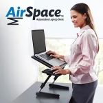 AirSpace laptoptartó, beépített ventilátorral, állítható, összecsukható ágyasztal