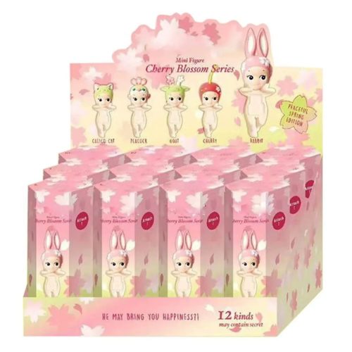 Sonny Angel Hippers Cherry Blossom  limitált series mini figura telefonra, laptopra