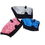 Vékonyan bélelt kutyakabát hámmal