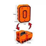 5 in 1 Transformer, számokból átalakuló Digital Robot építő játék  5 db